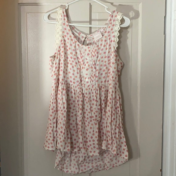 LC Lauren Conrad Tops - Women’s Lauren Conrad Polka Dot Tank Top